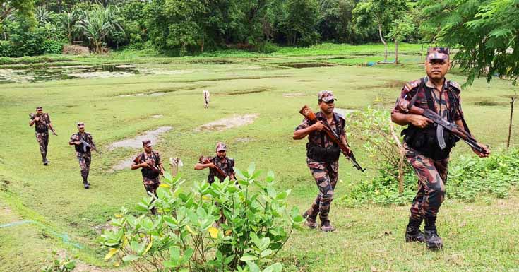 সাতক্ষীরার সীমান্ত এলাকায় বিএসএফের ৪ রাউন্ড ফাঁকা গুলি